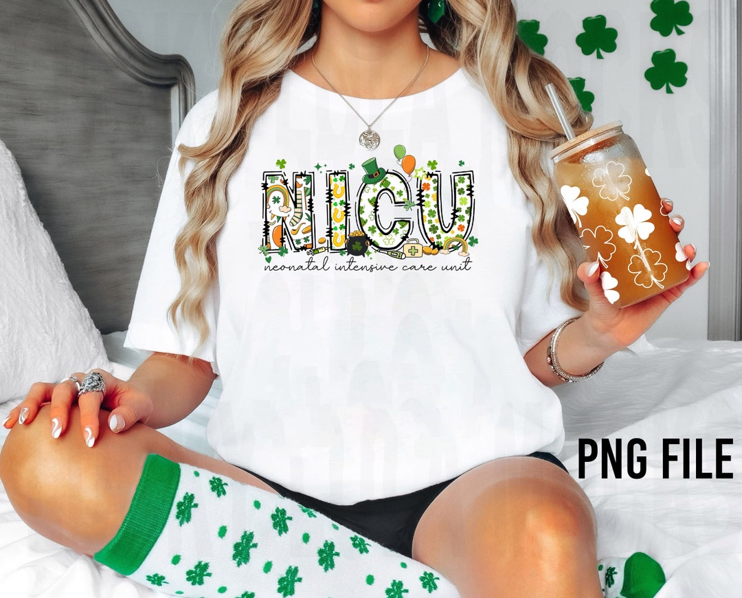 NICU Nurse St Patricks Day Png, Nicu Nurse Squad Crew, NICU Nurse Png ...