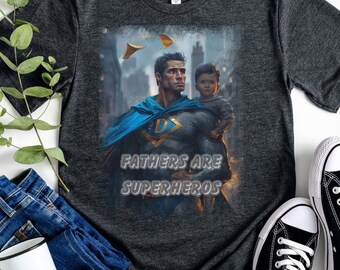Camiseta "Los padres son superhéroes": camiseta de regalo para papá
