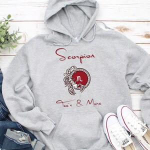Scorpions Logo Hoodie: Unisex Bella Canvas, Light Cotton