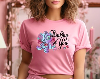 Thinking of You Voodoo Doll Shirt: Sarcastic Love Tee