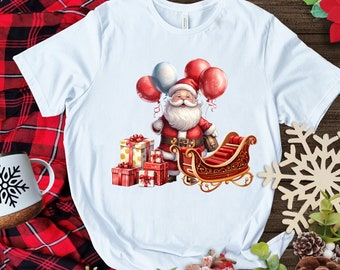 Funny Santa Claus Christmas T-Shirt: Unisex Holiday Graphic Tee