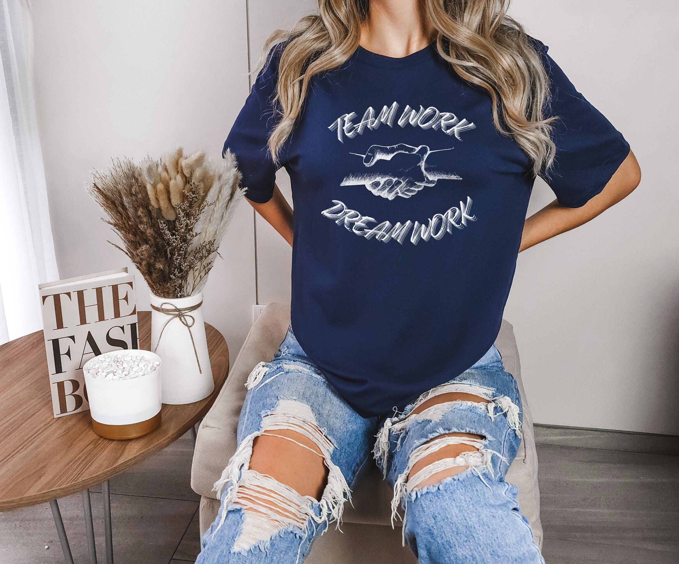 Teamwork Shirt, Teamwork Shirt for Coworkers, Work Together T Shirt ...