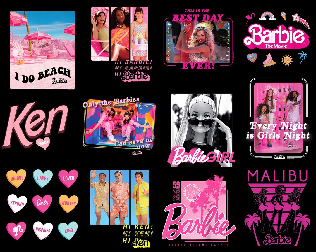 Barbie PNG Bundle Barbie Best Day Ever Png Barbie the Movie - Etsy