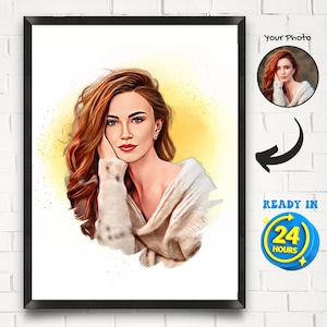 Cartoon Portrait From Photo, Social Media Profile Picture, Cartoon Selfie, Personalized Portrait From Photo, Cartoon Logo, Custom DigitalArt