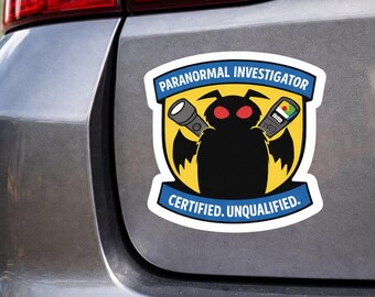 Mothman-sticker, grappige cryptid-vinylsticker voor laptop of bidon