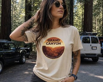 Grand Canyon National Park Hiking T-Shirt, Adventure Travel Tee