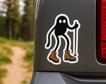 Fresno Nightcrawler Sticker, Funny Weird Cryptid Vinyl Decal