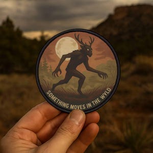 Skinwalker Patch: Cryptid Horror Morale Badge - Iron On
