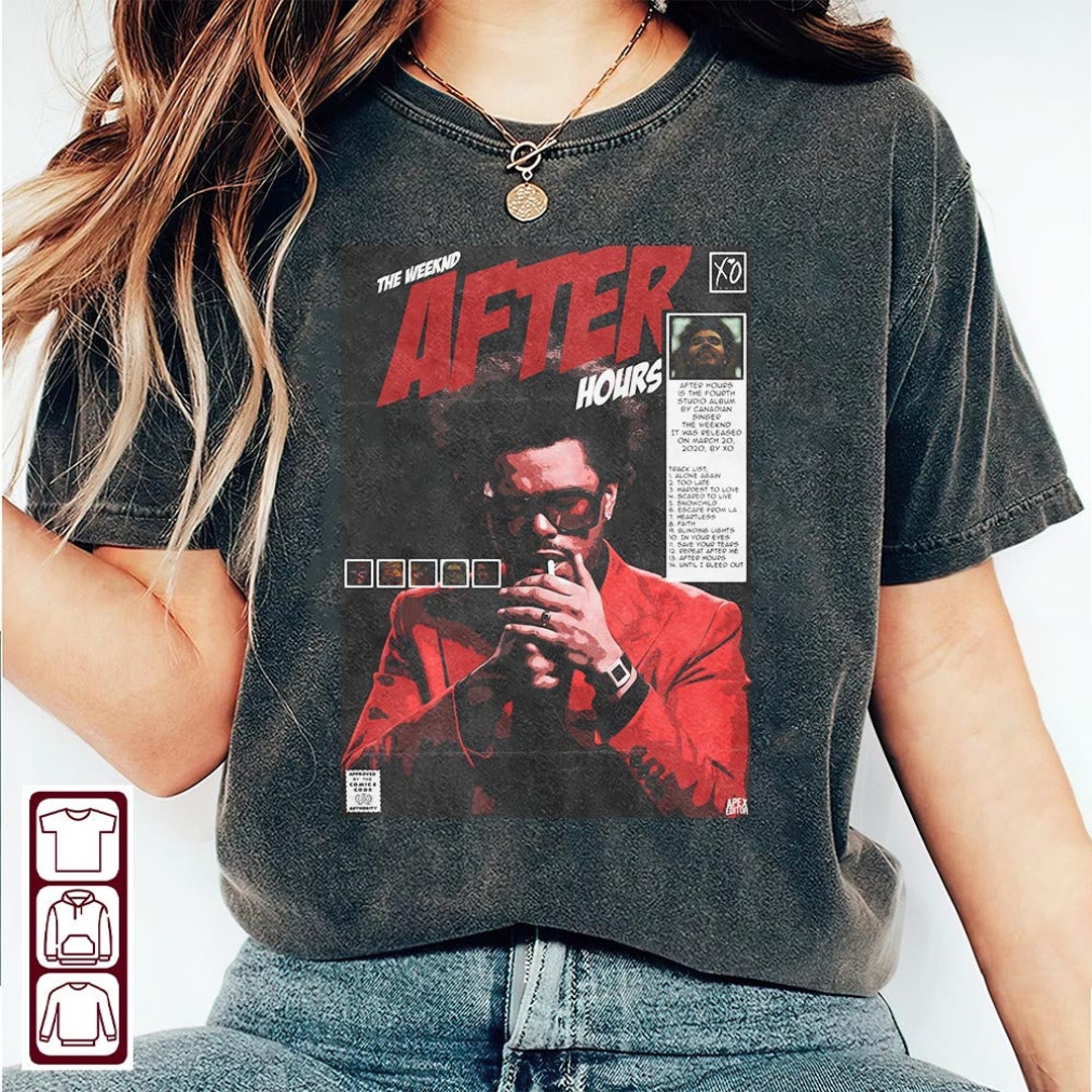 The Weeknd Merchandise Shirt the Weeknd Tee Trendy T-shirt - Etsy