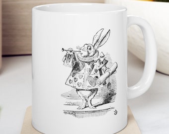 Alice in Wonderland Latte Coffee Mug - Whimsical Storybook Quote Coffee Cup  - Etsy