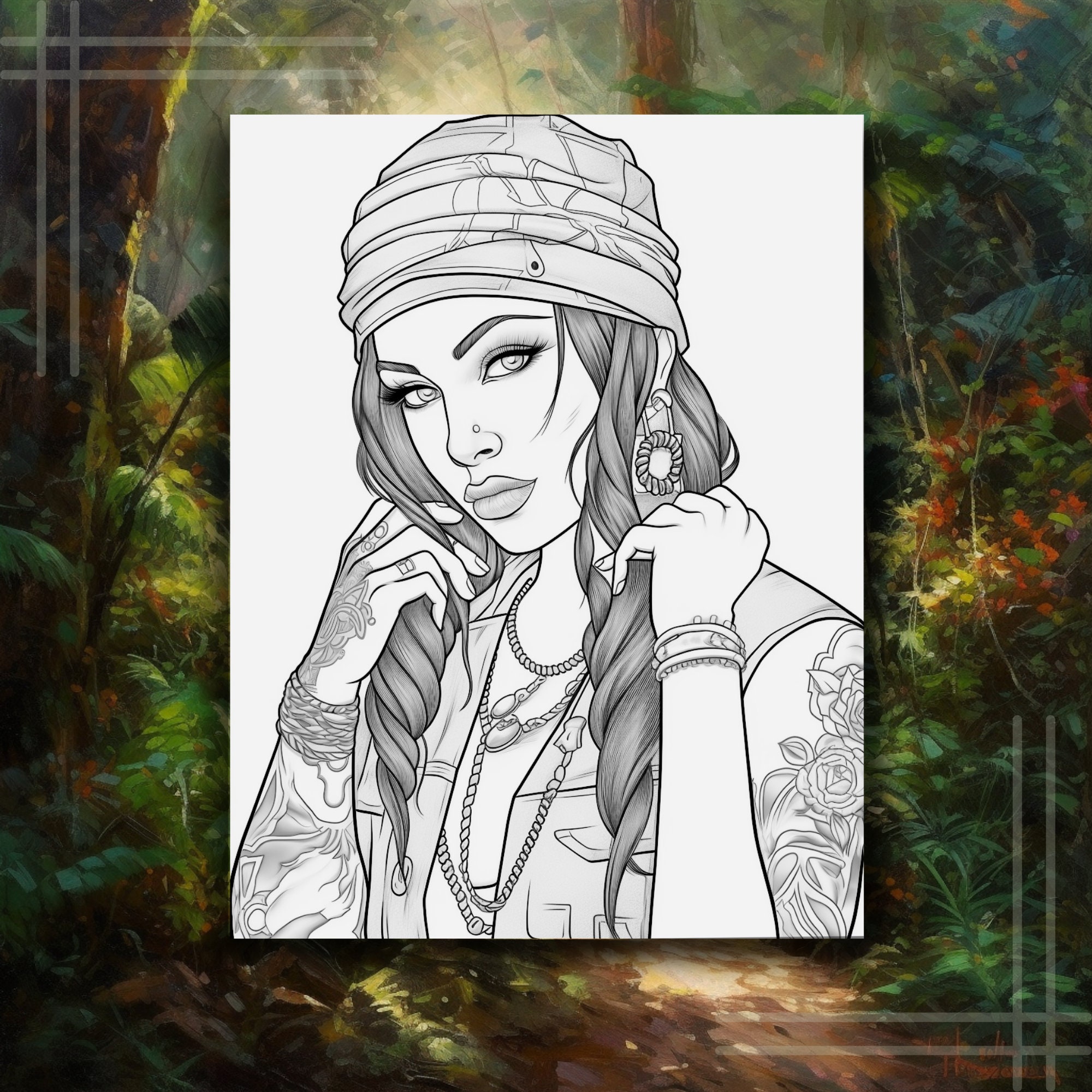 Cholo Coloring Pages: DIY Canva Pro Editable Set for Color - Etsy Australia