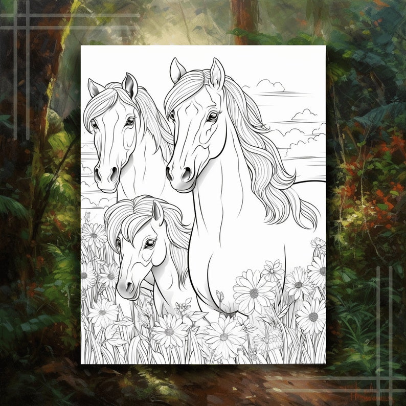 horse coloring page, 2023 Coloring Page