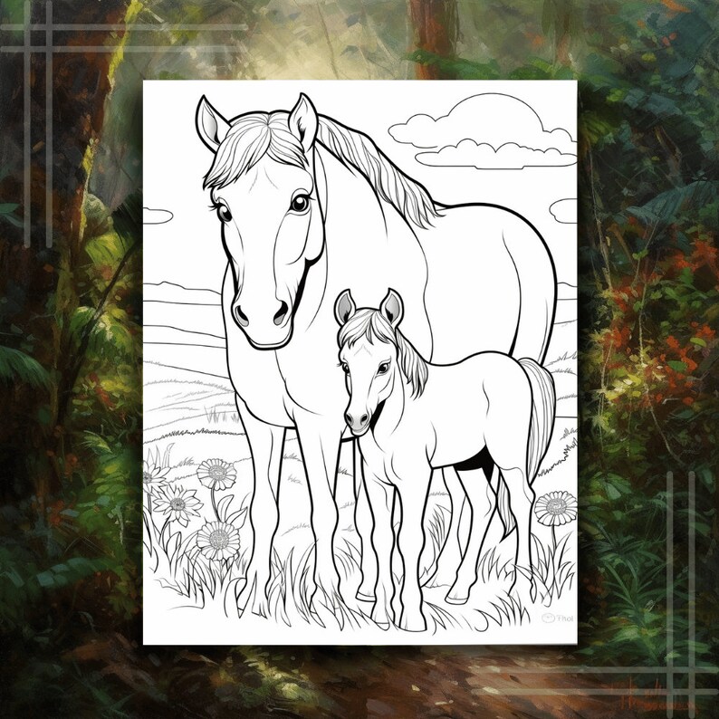 horse coloring page, 2023 Coloring Page