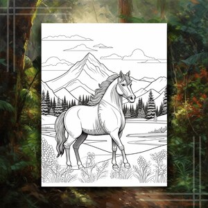 horse coloring page, 2023 Coloring Page
