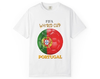Portugal World Cup Soccer Ball T-Shirt | FIFA trophy back