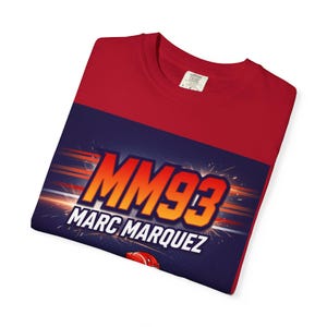 MM93 Marc Marquez Motorcycle Racing T-Shirt | MotoGP Rider Tee image 6