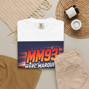MM93 Marc Marquez Motorcycle Racing T-Shirt | MotoGP Rider Tee image 17