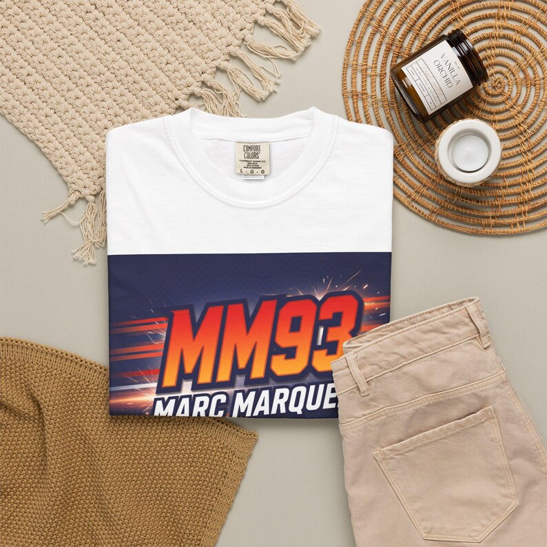MM93 Marc Marquez Motorcycle Racing T-Shirt | MotoGP Rider Tee image 17
