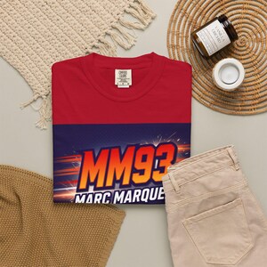 MM93 Marc Marquez Motorcycle Racing T-Shirt | MotoGP Rider Tee image 18