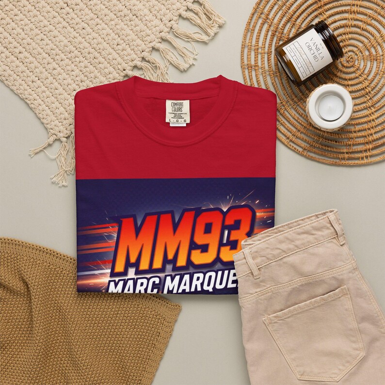 MM93 Marc Marquez Motorcycle Racing T-Shirt | MotoGP Rider Tee image 18