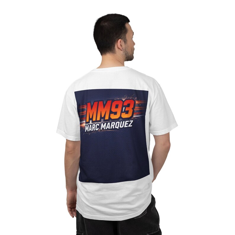 MM93 Marc Marquez Motorcycle Racing T-Shirt | MotoGP Rider Tee image 13