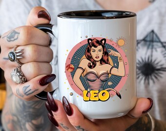 Leo Zodiac Mug | Astrological Coffee Mug | Leo Gift | Leo Mug | Astrology Mug | Leo Merch | Astrology Gift | Zodiac Mug | Zodiac Merch