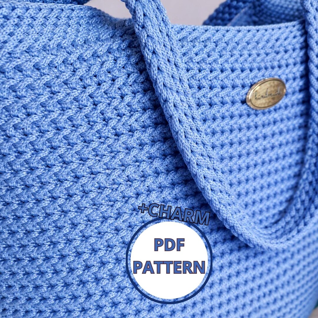 Simple Market Bag Pattern - DIY Women Beach Tote - XXL Shoulder Bag ...
