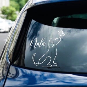 Kit Adesivi Personalizzati Con Foto Del Tuo Cane O Gatto - Nome Incluso - Foto 2