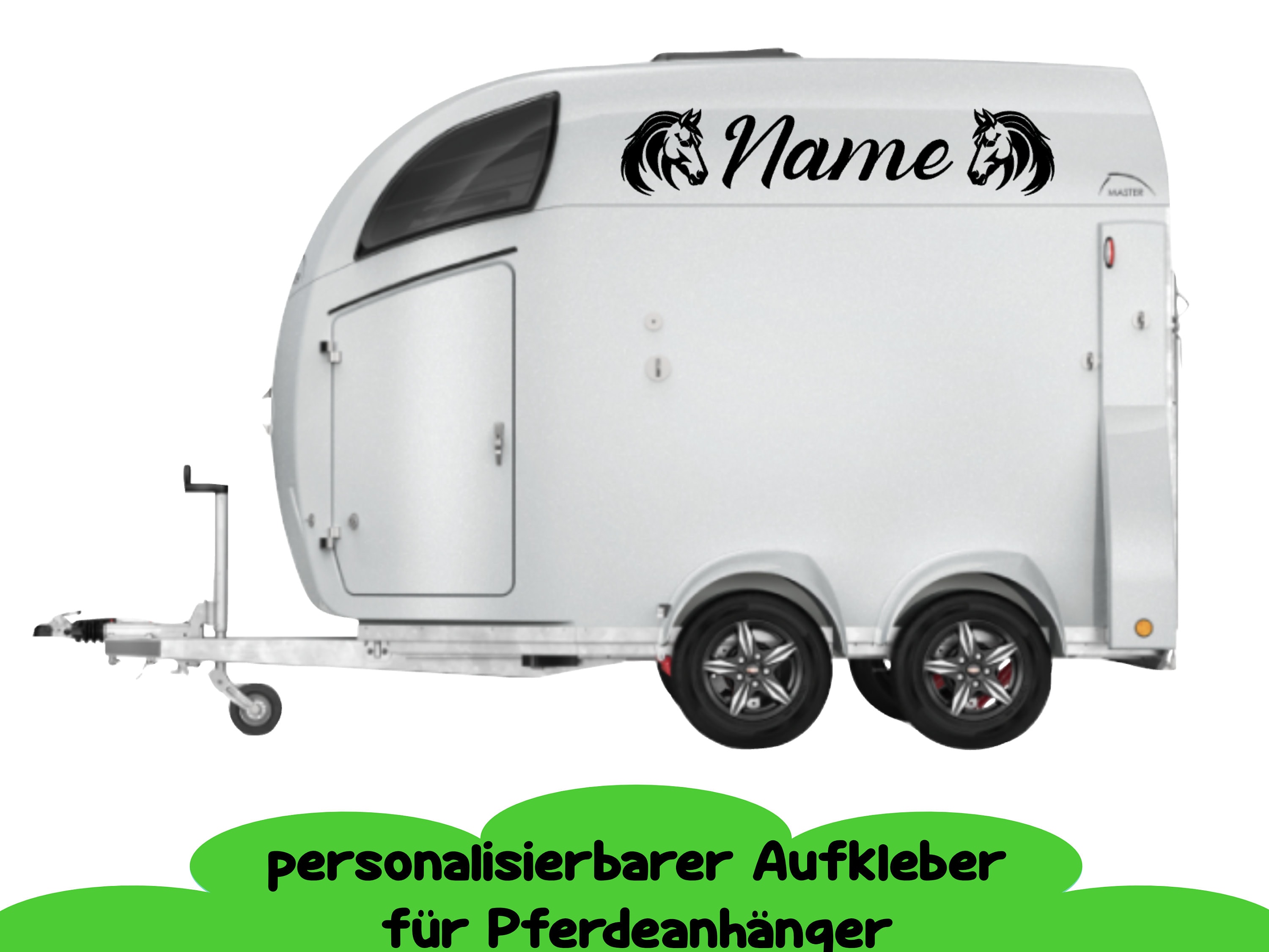 Adesivi Per Auto, Per Camper, Furgone Per Cavalli, Roulotte