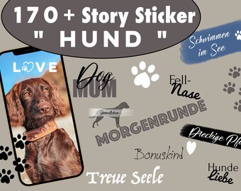 Story Sticker Dog / Dog Story Stickers for Instagram