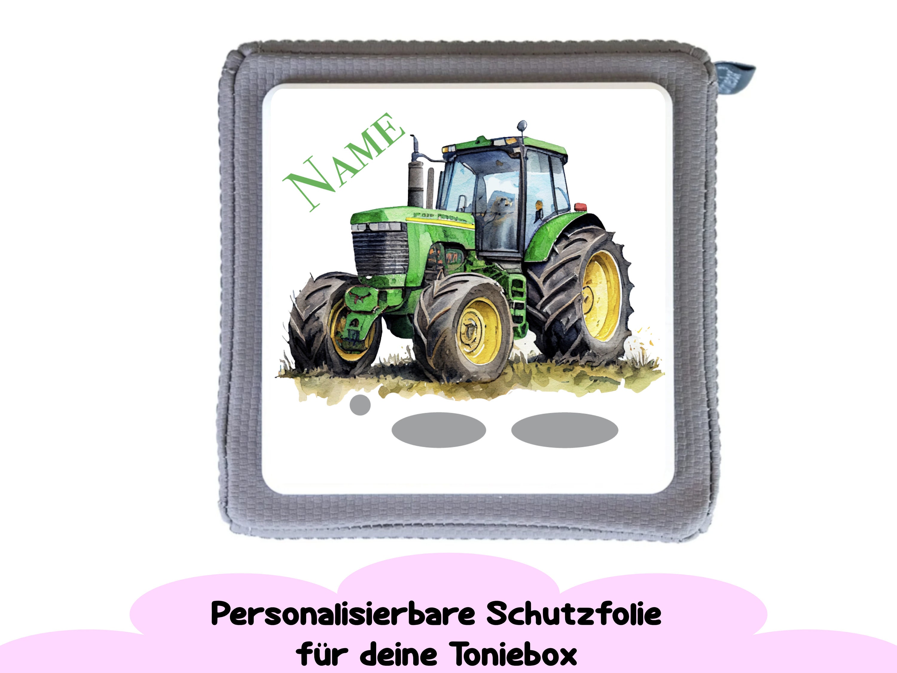 Samunshi® Trecker Traktor Aufkleber Sticker Autoaufkleber Scheibenaufkleber  - 10x6cm mehrfarbig