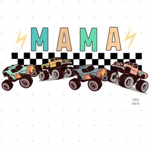 Mama Monster Truck Digital Image (PNG File) Monster Truck Mama PNG Monster Truck Png, Monster Jam Truck png Mama