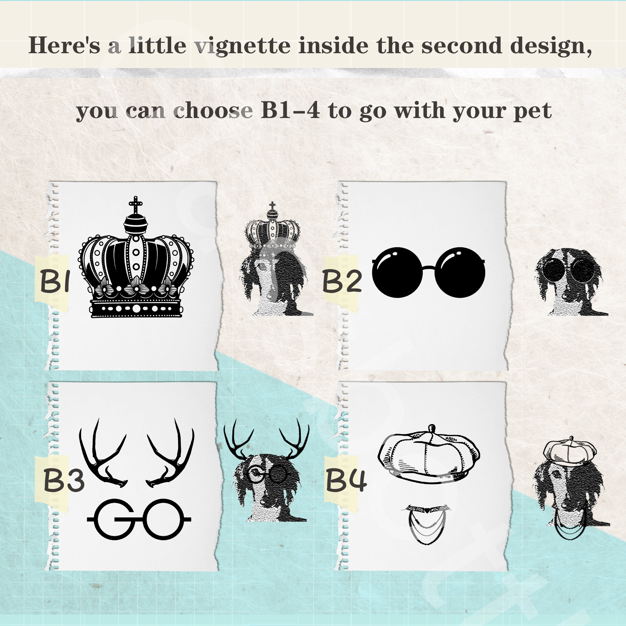 Custom Pet Portrait Stamp - Personalize Your Pet's Ink Mark with a Unique Design!