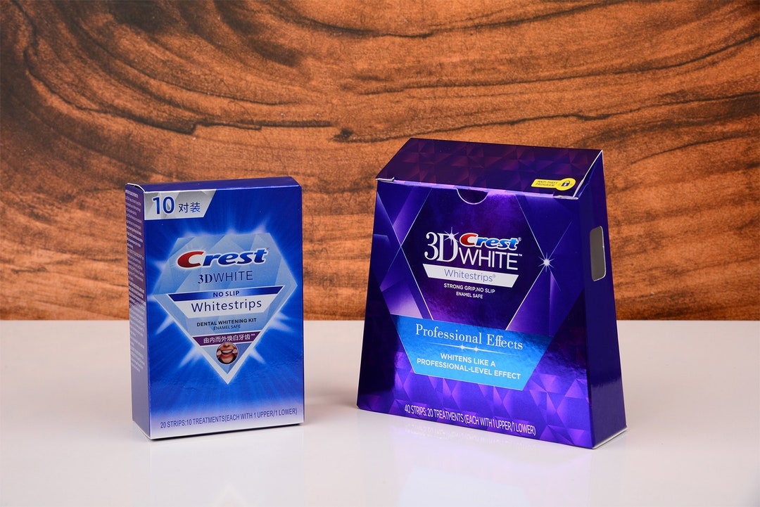 Crest 3D Professional Effects Whitestripsteeth Whitening Etsy