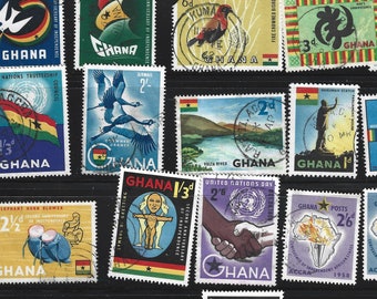 21 南アフリカ切手 ヴィンテージ 使用済み郵便切手 コレクターセット