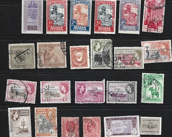 エジプト切手8枚。エジプト切手コレクション（1960年代～1970年代頃