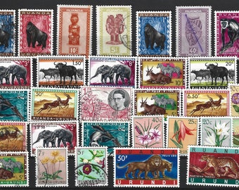 エジプト切手8枚。エジプト切手コレクション（1960年代～1970年代頃