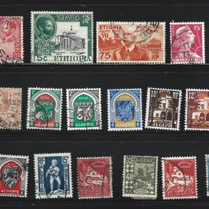 90+ Older African Postage Stamps From the 1890s-1950s. Africa Stamp ...
