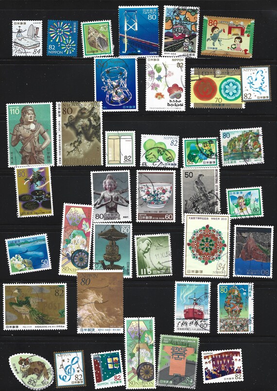 160+ Japan Stamp Collection. Assortment of Commemorative