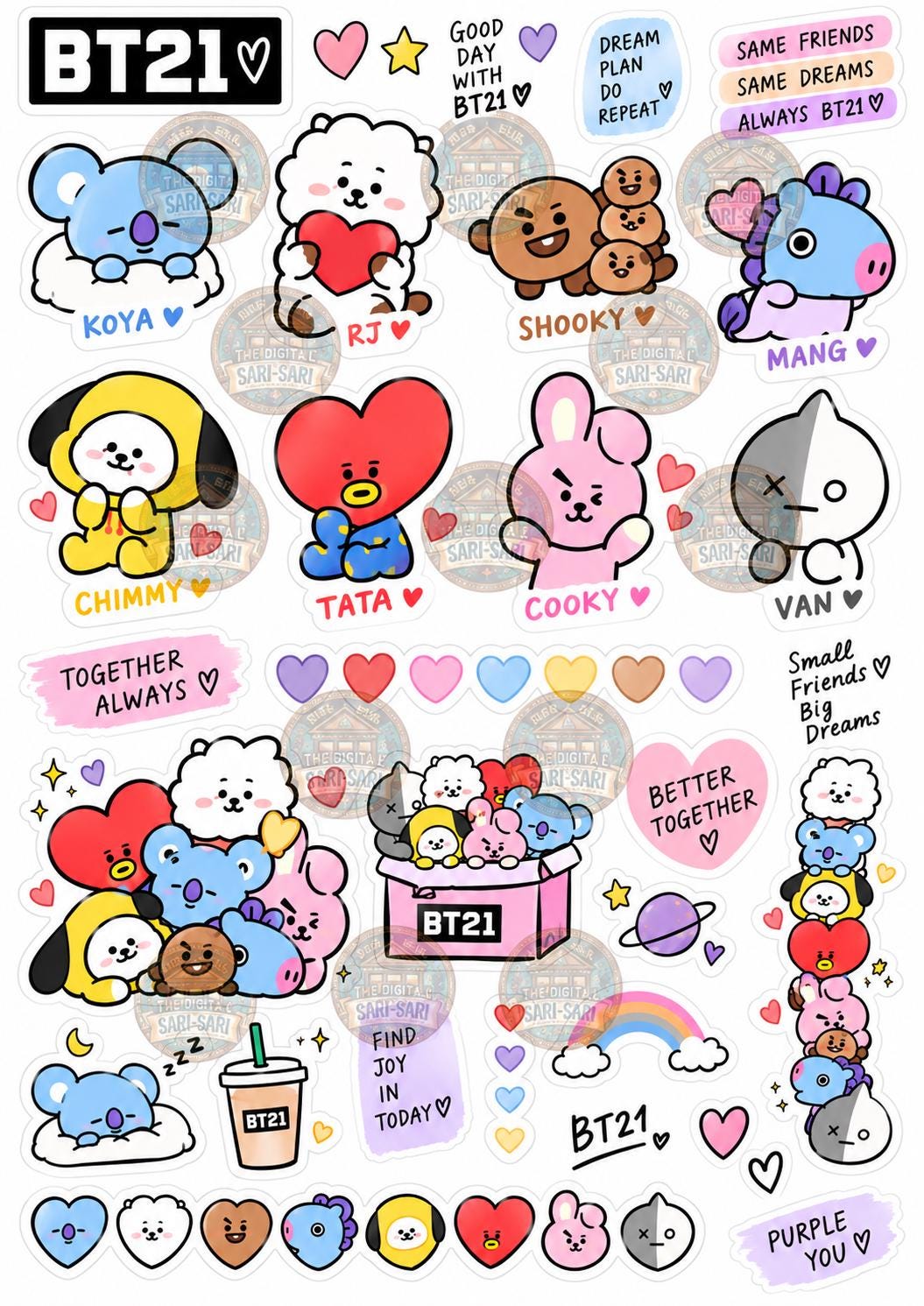 Sticker for credit card bts - Etsy 日本