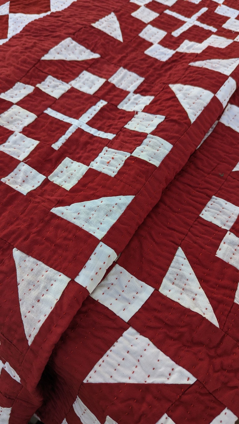 Fully Handstitched Patchwork Quilt / Throw Etsy Canada