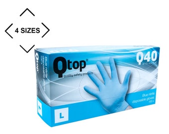 Qtop Q40 Blau Nitril Einmalhandschuhe 100x