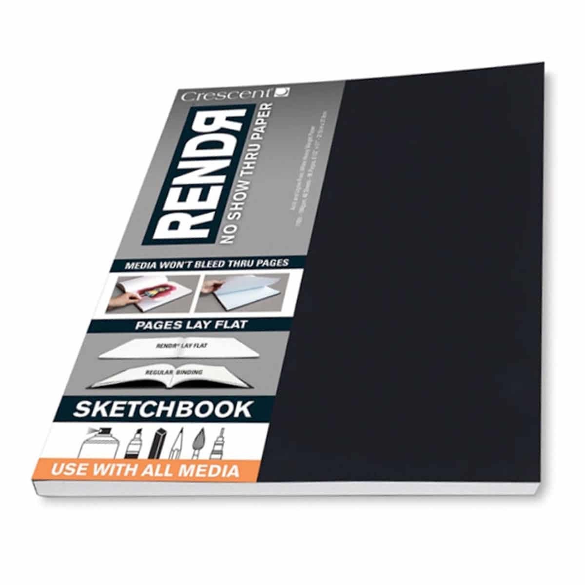 crescent rendr sketchbook, Office, 2 Rendr Sketchbooks New