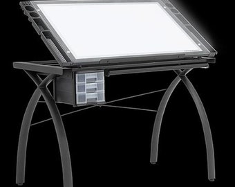 Table à dessin Futura de Studio Designs avec caisson lumineux