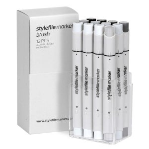 Stylefile Brush Marker Kits 12 Stück Bild 4