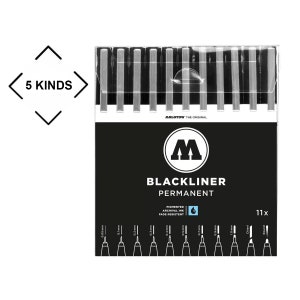 Molotow Blackliner Permanent Marker Kits Bild 1