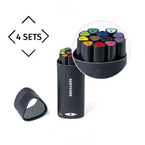 Molotow Sketcher Graphic Marker kits – 12 pcs