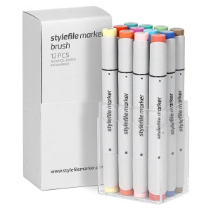 Stylefile Brush Marker Kits 12 Stück Bild 2
