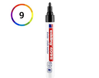 Edding 4095 Kreidemarker – für Tafeln, Spiegel, Glas