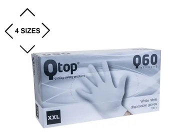 Qtop Q40 Weiß Einmalhandschuhe 100x